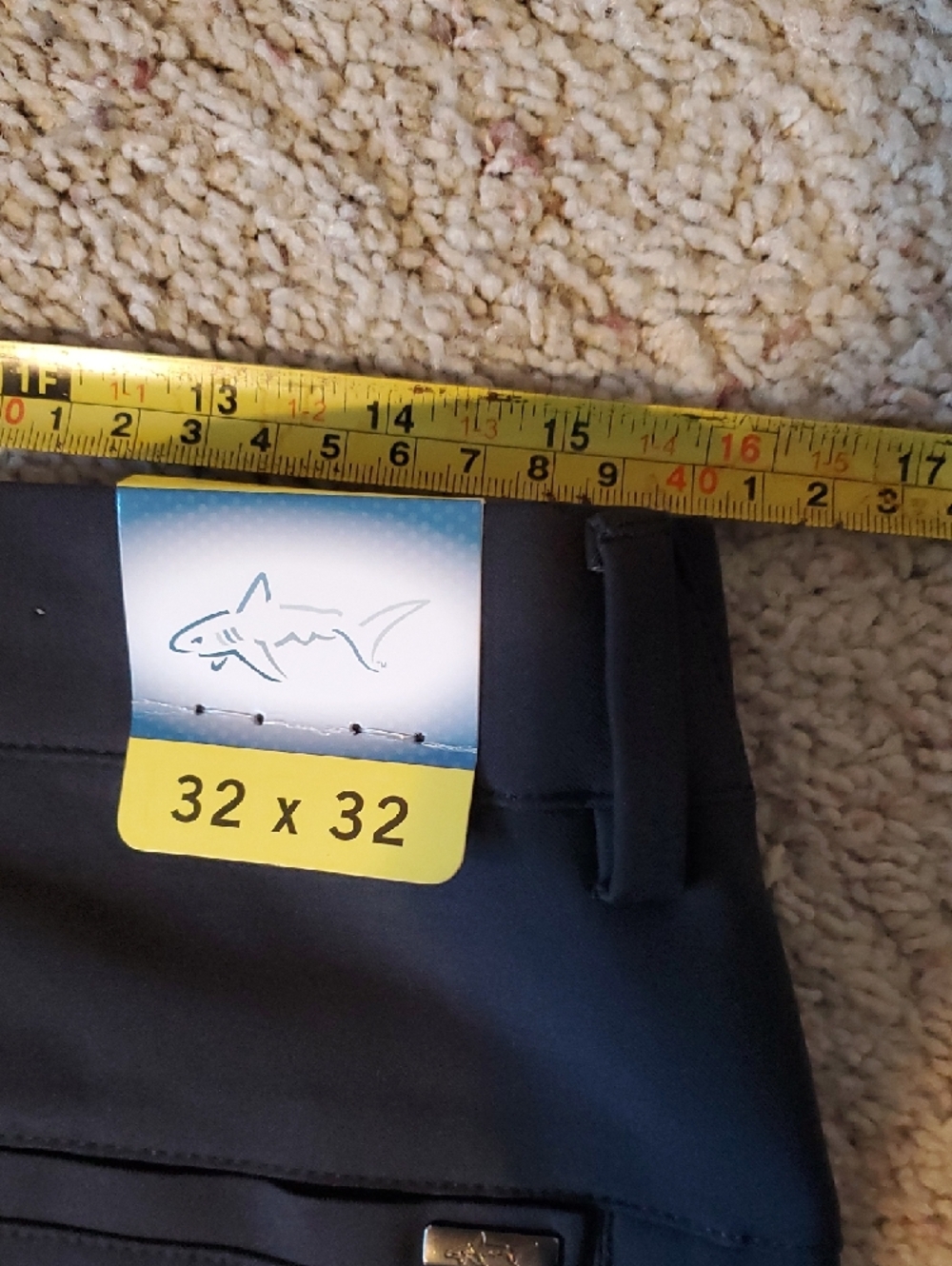 Greg Norman Collection Black Men's Dress Pants - Straight Fit 32x32 - Picture 9 of 10